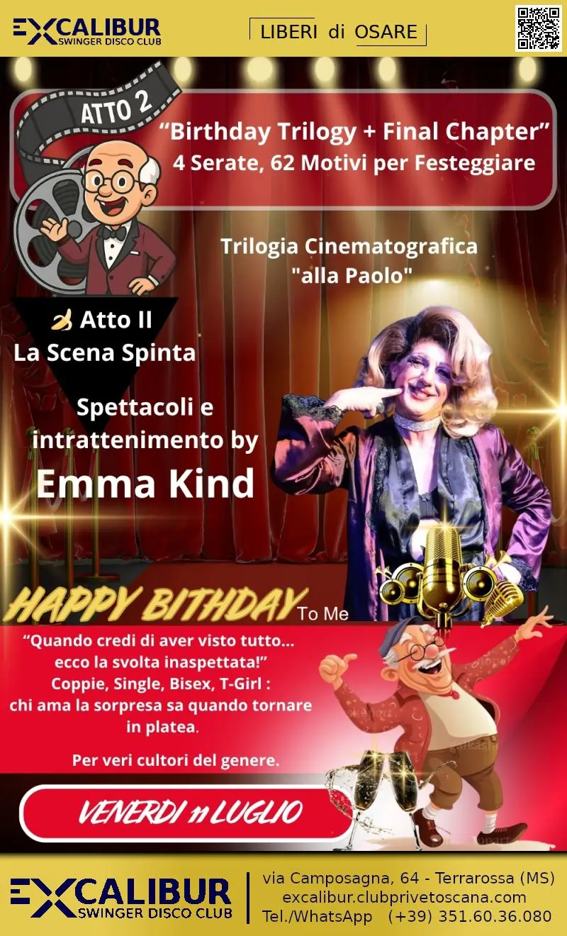 Swinger club prive evento Happy Birthday to Me,  ATTO II: IL DESIDERIO